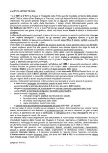 la rivoluzione russa