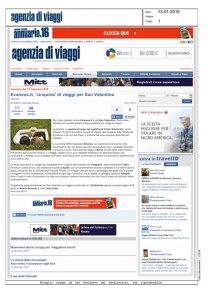 Evaneos.it, `cinquina` di viaggi per San Valentino 1 13-01-2016