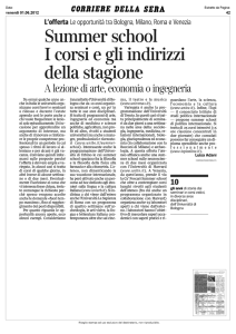A lezione di arte, economia o ingegneria - UniTN