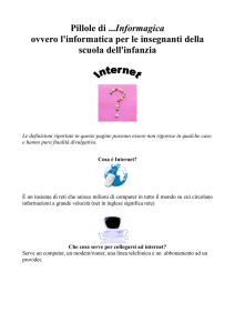 Pillole di ...Informagica ovvero l`informatica per le