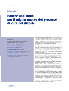 articolo completo in pdf - Giornale Italiano di Diabetologia e