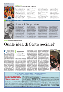 Quale idea di Stato sociale?
