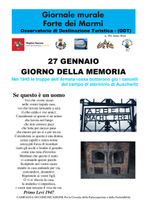 27 GENNAIO GIORNO DELLA MEMORIA
