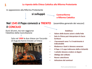 La Riforma cattolica