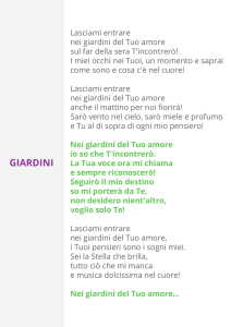 giardini - Associazione Shekinah