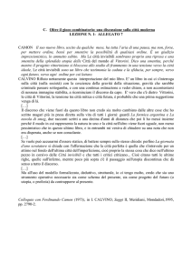 C. Oltre il gioco combinatorio: una discussione sulla città moderna