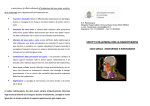 Effetti colleterali cavo orale