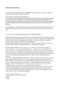 DEFINZIONE DI SUBLIME La definizione più
