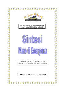 ANNO SCOLASTICO 2007/2008