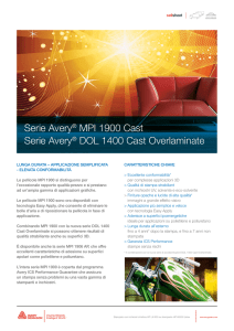 Serie Avery® MPI 1900 Cast Serie Avery® DOL