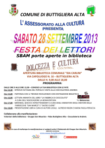 VIA CAPOLUOGO N. 16 - Comune di BUTTIGLIERA ALTA