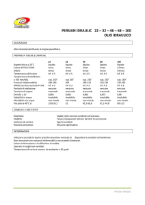 PERSIAN IDRAULIC 22 – 32 – 46 – 68 – 100 OLIO IDRAULICO