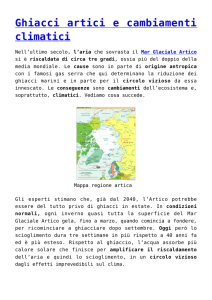 Ghiacci artici e cambiamenti climatici,I cambiamenti climatici in Italia