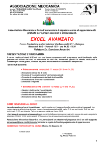 Corso su scienza e tecnologia dei materiali polimerici