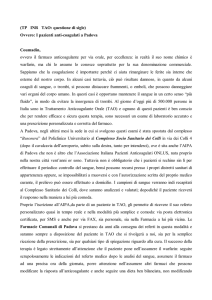 TP INR TAO: questione di sigle