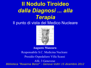 LA MEDICINA NUCLEARE NEL NODULO TIROIDEO