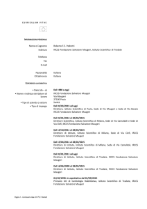 Pedretti Roberto - Azienda Ospedaliera Brotzu