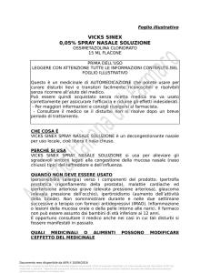 foglio illustrativo - Banca Dati Farmaci