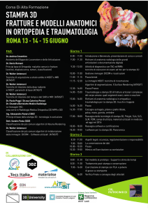 stampa 3d fratture e modelli anatomici in ortopedia e