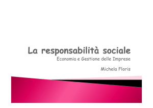 La responsabilità sociale