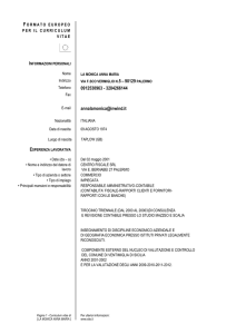 Curriculum Nucleo di Valutazione - Comune di Ventimiglia di Sicilia