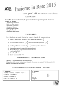 IL LINGUAGGIO Sforzandoti di usare una terminologia appropriata
