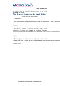 The Town Œ Il principe dei ladri, il libro (MYmovies.it)
