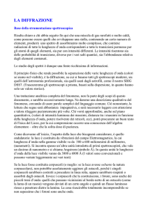 la diffrazione - Osservatorio Monte Baldo