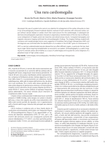 Una rara cardiomegalia - Giornale Italiano di Cardiologia