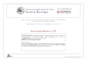 275 - Dipartimento di Musicologia