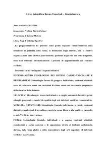 scienze motorie 1C