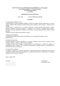 Liceo della Formazione “ S. Caterina da Siena” Liceo delle s