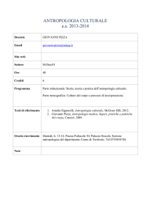 ANTROPOLOGIA CULTURALE aa 2013-2014