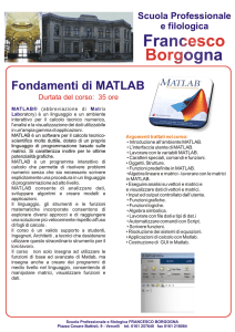 Fondamenti di MATLAB