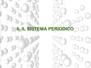 6. il sistema periodico