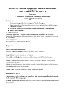 Convegno Le Mummie di Roccapelago: archeologia, antropologia e
