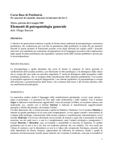 Corso Base di Psichiatria
