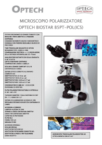 MICROSCOPIO POLARIZZATORE MICROSCOPIO