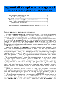 Guida d`onda a piani metallici paralleli