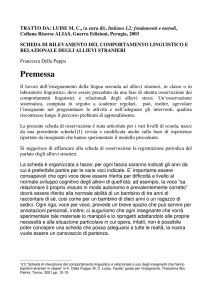 Rilevamento comportamento linguistico