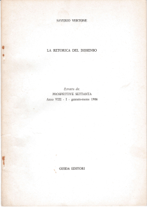 la retorica del dissenso