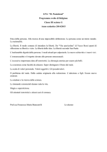 IPS “M. Pantaleoni” Programma svolto di