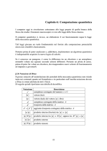 Capitolo 6: Computazione quantistica