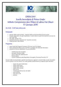Programma - I.C. Don Milani Latina