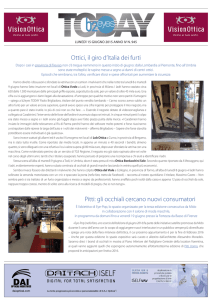 Ottici, il giro d`Italia dei furti Pitti: gli occhiali cercano