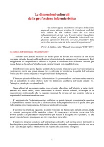 Le dimensioni culturali - Area