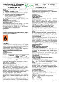 Scheda di Sicurezza
