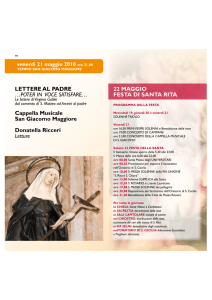 LETTERE AL PADRE …POTER IN VOCE