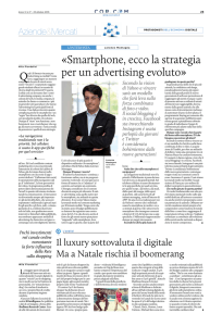 Smartphone, ecco la strategia per un advertising evoluto
