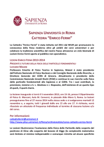 Cattedra Fermi - e-learning
